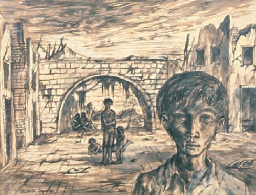 Artist John Minton: The Outskirts, 1941